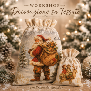 Workshop Decorazione su Tessuto dalle 16,00 alle 17,30