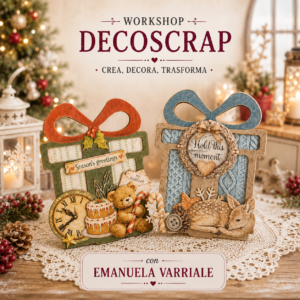Workshop DecoScrap dalle 10,30 alle 12,00